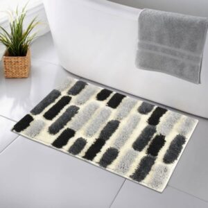 Microfiber Super Soft Bathroom Mat Anti Skid-Highly Absorbent Floor Mat for Home Kitchen Living Room-2000 GSM-40 x 60 cm