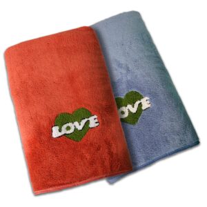 Couple Bath Towels Quick Dry Super Absorbent-Bath Towel for Men and Women 70 x 140 cm