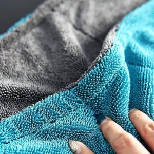 Microfiber Super Absorbent Car Cleaning Cloth with Edgeless Design 1200 GSM 40x60CM