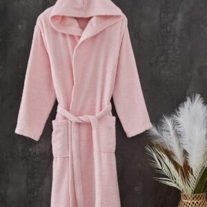 Super Soft Plush Fleece Spa Shower Bathrobe for Women Knee Length Lightweight Bathrobe for Men and Women